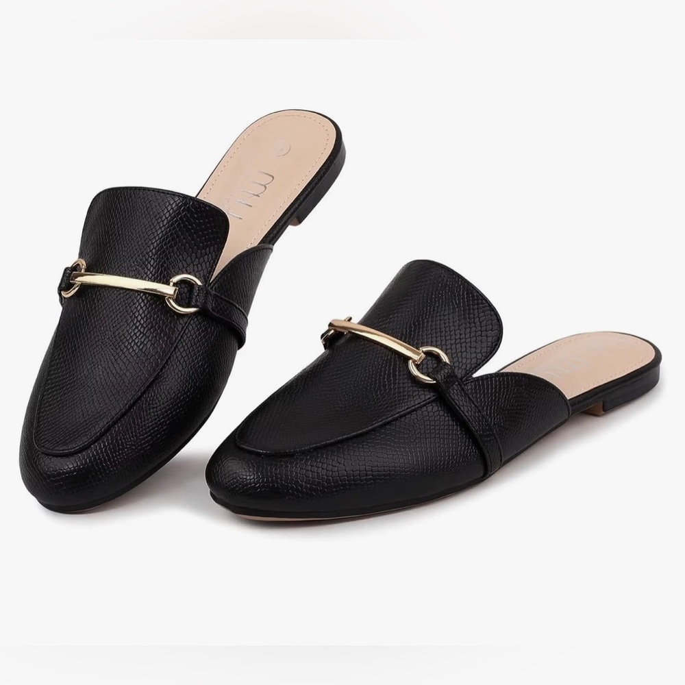MUSSHOE Women Mules Backless Loafers/Flats